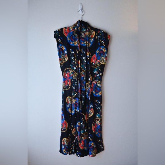 SOLD Trashy Diva by Candice Gwinn Parasols Bow Dress with Belt Retro Size 6 - Picture 7 of 10